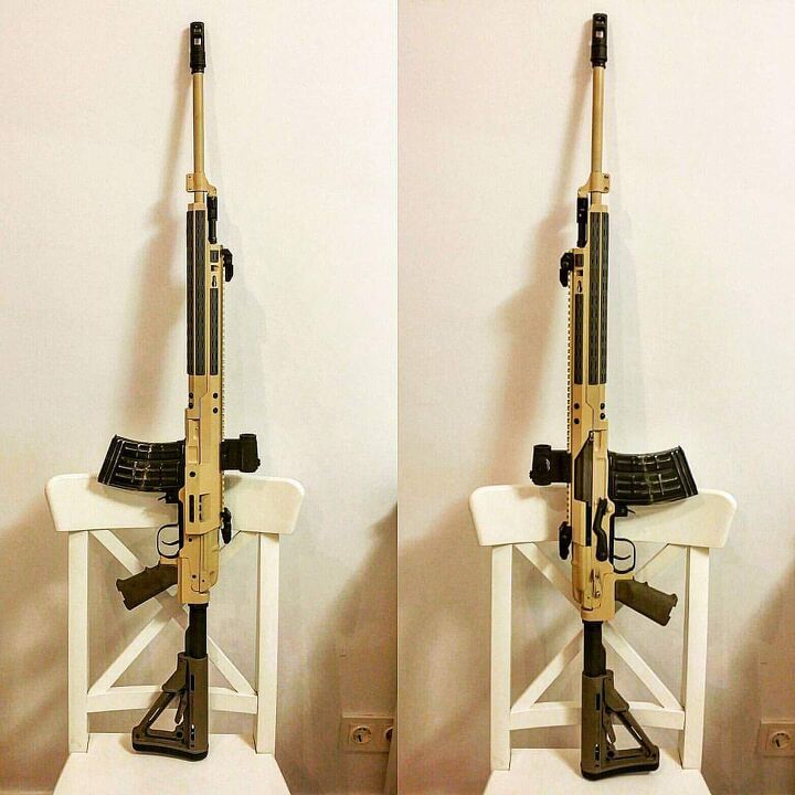 KeyMod Chassis For SVD Dragunov Sniper Rifle | thefirearmblog.com