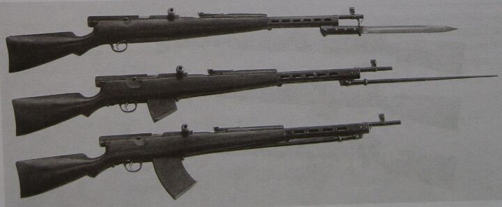 7,62x54R Fedorov automatic rifles, produced for Red Army trials in 1926. Their design was based on the 6.5mm avtomat