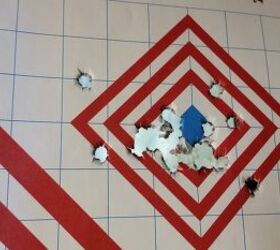 7 yards, standing, off-hand, slow fire