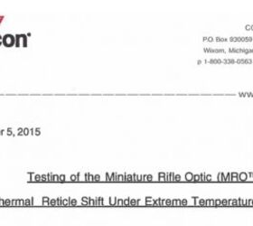 In (Small) Defense of EOTech – Thermal Drift in Trijicon MRO