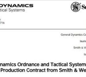 General Dynamics to Manufacture M&P Barrels for Smith & Wesson