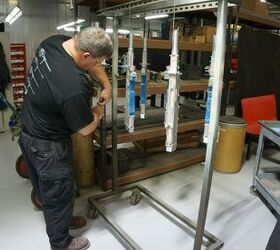 Preparing 240 Light Weight receivers for parkerizing. 