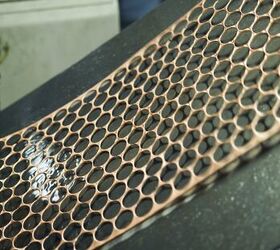 holes left from portions of copper being punched.