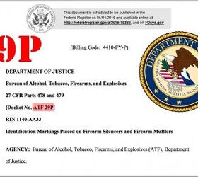 Breaking News: ATF 29P: Proposal to Change Silencer Marking Locations