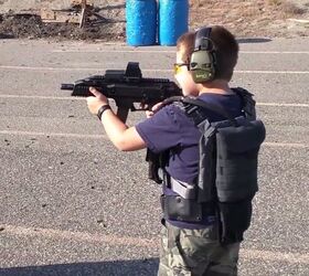 8 Year Old Crushing Targets With CZ-USA Scorpion Evo 3 SBR