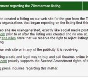 George Zimmerman Gunbroker Auction Listing 