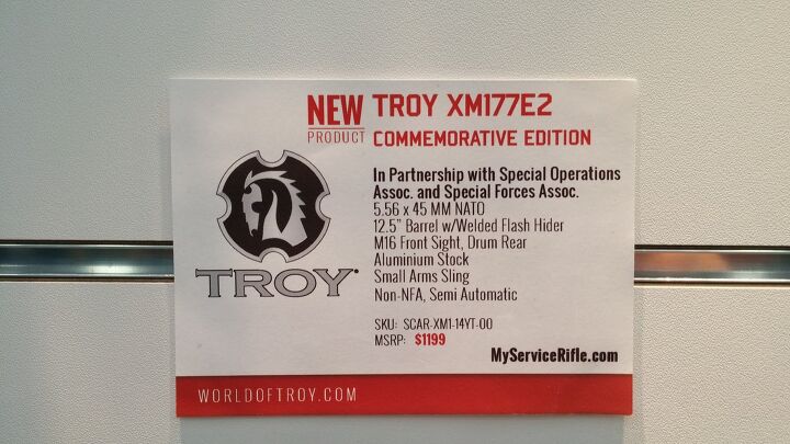 Troy Racing Replica Troy Introduces XM177E2 Replica at NRA 2016 | thefirearmblog.com