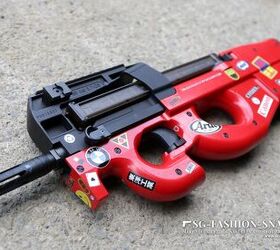 Japanese Akira Kaneda Bike Themed P90 | thefirearmblog.com