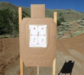 Shot target still on frame frame