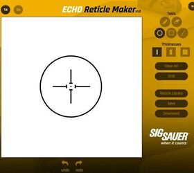 SIG SAUER's Reticle Maker for the ECHO1 Thermal Sight