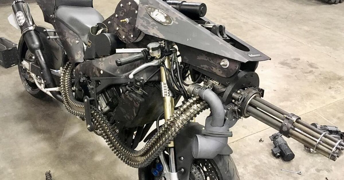 Motorcycle Mini Gun—-Hell On Wheels! | thefirearmblog.com