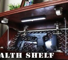 DIY Weapon Concealment Shelf