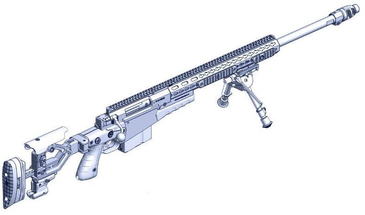 Accuracy International As50 Sniper Rifle