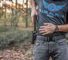 Blue Alpha Gear Gun Belt With New Type Cobra Buckle thefirearmblog