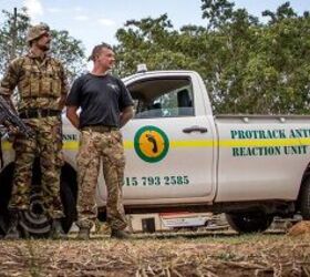 Zero Training African Park Rangers, array of small arms ...
