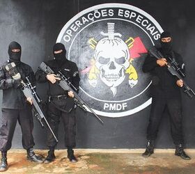 The Sig Sauer SSG3000 bolt-action rifle is a somewhat rare bird in Brazil's LE community. It serves PMDF - Policia Militar do Distrito Federal (Federal District Military Police) in its BOPE unit, in Brasilia, the nation's capital. 