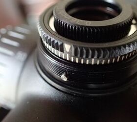 Elevation adjustment. Just lift up on the other ring and return to zero when done