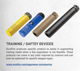 Surefire Inert Can For Blanks | SHOT 2017 | thefirearmblog.com