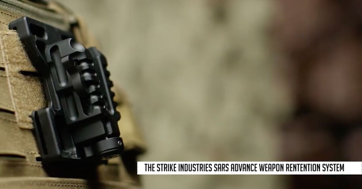 Weapon Rettention Rack Strike Industries SARS Weapon Retention System | thefirearmblog.com