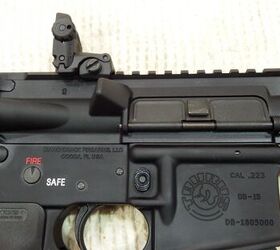 Receiver markings on a Taurus/Diamondback DB-15 carbine... which was never to be.