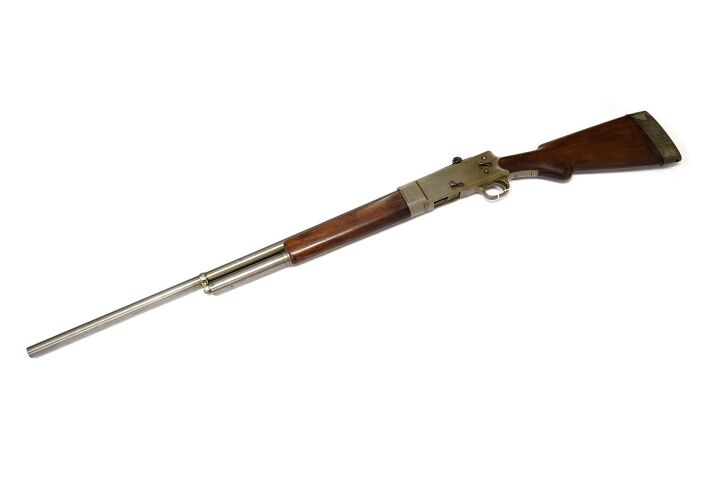 firearm showcase early 1900s mason and browning automatic shotgun at the cody
