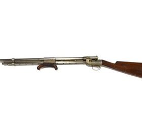 firearm showcase the krutzsch rifle the pumpgun s steampunk grandaddy at the cody