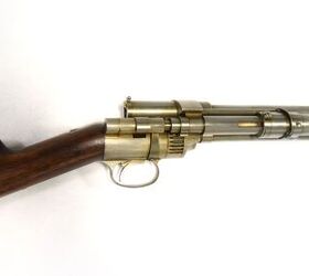 firearm showcase the krutzsch rifle the pumpgun s steampunk grandaddy at the cody