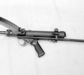 Another view of the FAMAE subgun, buttstock extended.