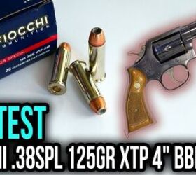 Fiocchi .38spl 125gr XTP 4″ BBL Gel Test Review