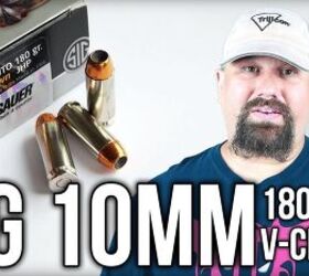 Sig Sauer 10mm 180 gr V-Crown ammunition test