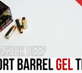 Short and Deep: Federal 9mm Hydrashok Deep 135gr Short Barrel Gel Test