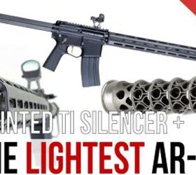 The World's Lightest AR-15: The ENYO + Titanium 3D-Printed Silencer