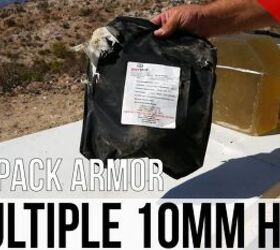 Flexible Backpack Armor: The Shot Stop NIJ level IIIA vs Multiple 10mm Auto