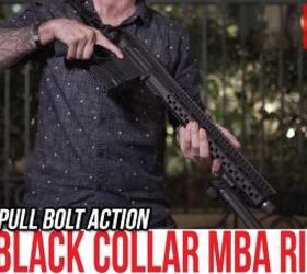 [SHOT 2022] Black Collar Arms MBA Straight Pull Bolt Action Rifle