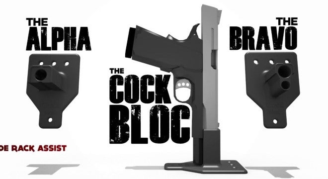 Slide Rack Assist Device called … Cock Bloc | thefirearmblog.com