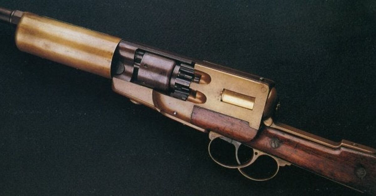 World's First Full-Auto Firearm was an 1855 Percussion Revolving Rifle ...