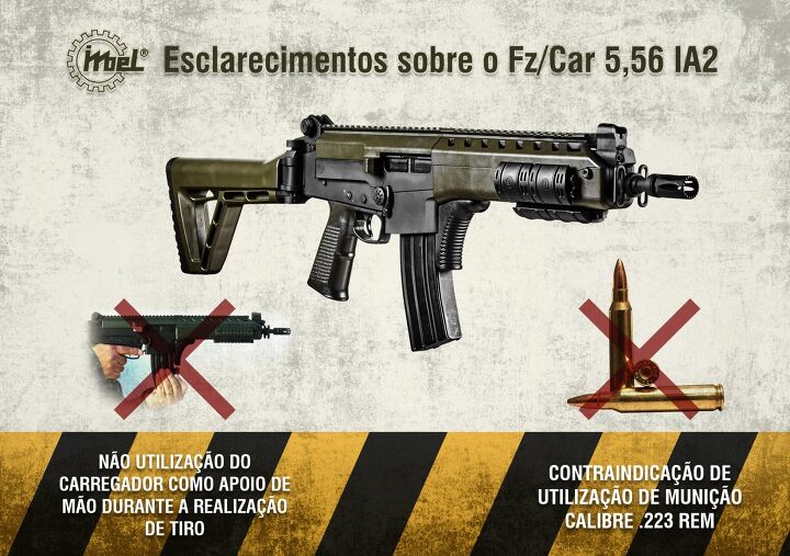 IMBEL official 5.56x45mm IA2 rifle/carbine advices | thefirearmblog.com
