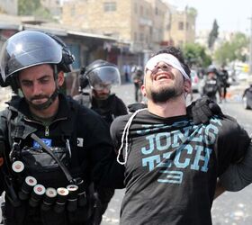 Crowd Control Launchers at Al Aqsa Mosque Protests | thefirearmblog.com