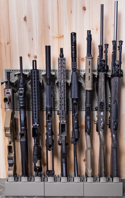 Modular Wall Mount Gun Racks Custom Weapon Display Systems