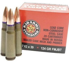 New Version of Century Red Army 7.62x39mm Boat Tail FMJ Ammo Starts Shipping To Retailers