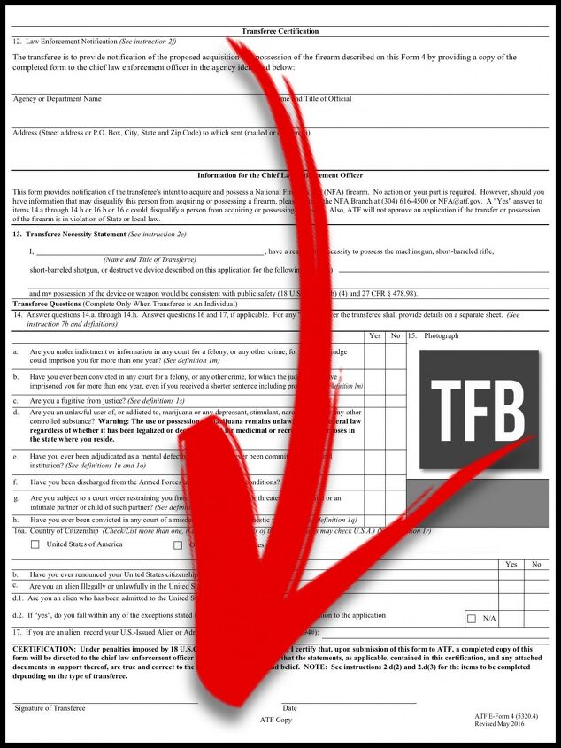 Firearm Transfer Form