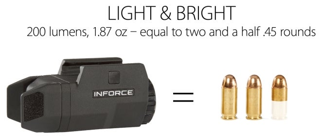 Inforce Aplc Light INFORCE APLc and APLc Glock Pistol Lights | thefirearmblog.com