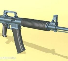 Russian Assault Rifle Concept with Vibratory Recoil Absorption Mechanism