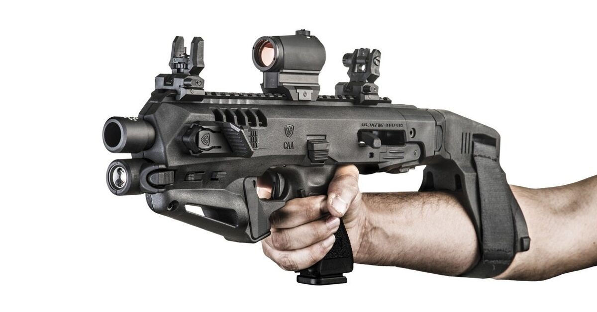 You Can Shoulder the Micro Roni Stabilizer | thefirearmblog.com