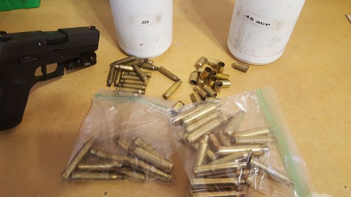 (I separate and store brass I pick up at the range)