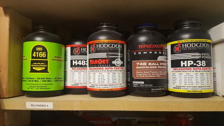 An example of powders I have