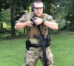 With all of the extra gear it can be easy for something to block our ability to access our secondary weapon.