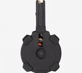 Rear view of Magpul's new 7.62 D-50 PMAG's translucent rear window (Magpul)