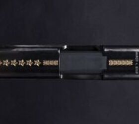 The top of the SIG MK25 presented to Slabinski including the metal insert from the Twin Towers (SIG Sauer)