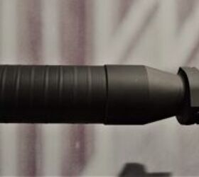 One of SIG's suppressors (Matthew Moss/TFB)